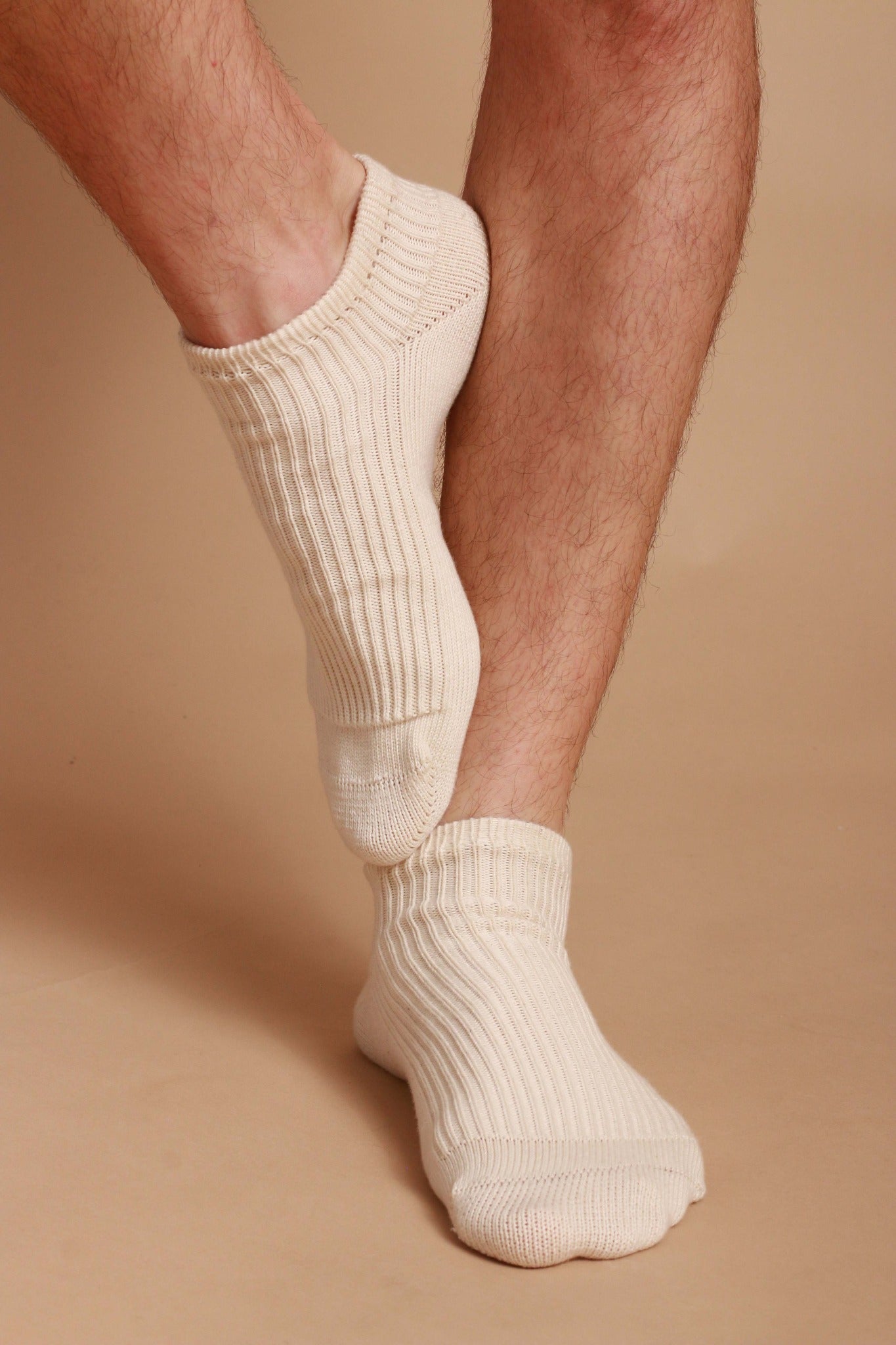 4 Pack 100% Organic Cotton Basic Men's and Women's Socks Color