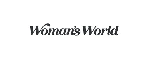 Woman's World magazine logo in bold black font on white background