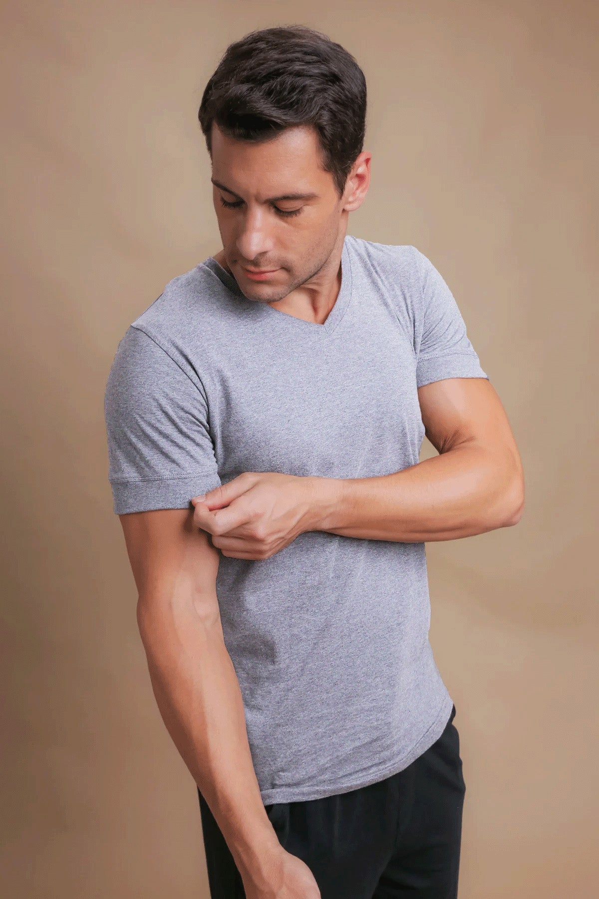 Men's Athletic V-Neck Shirt