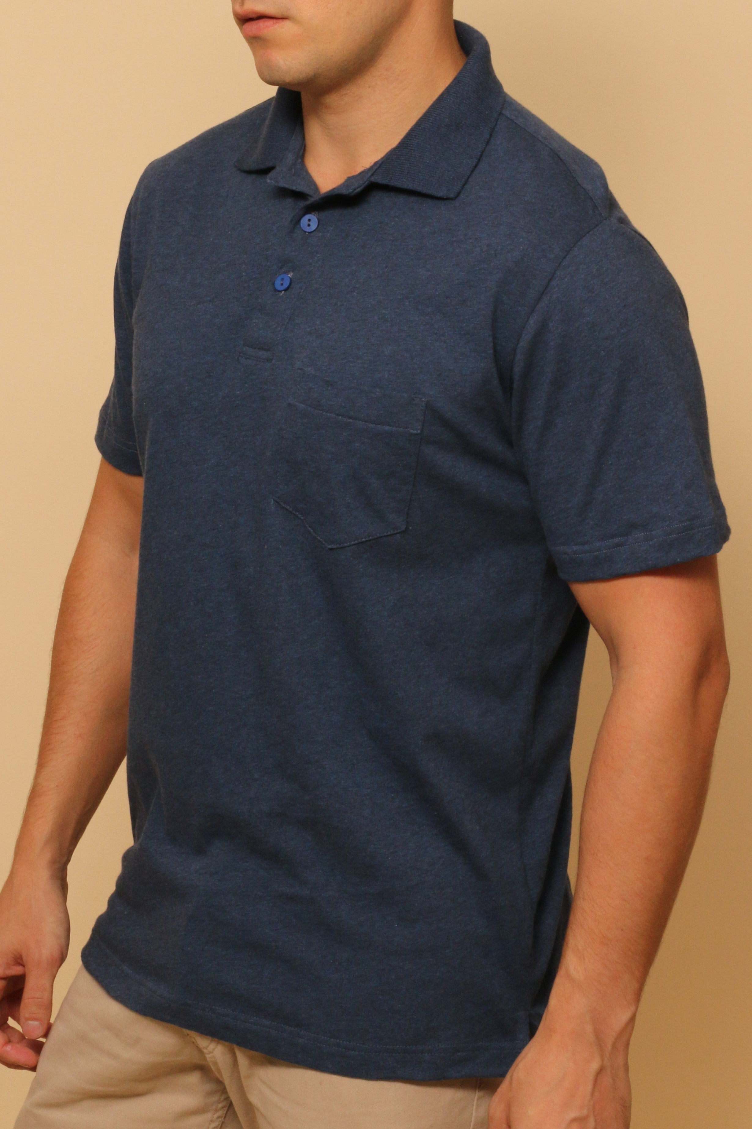 Men's Light Organic Polo Tee