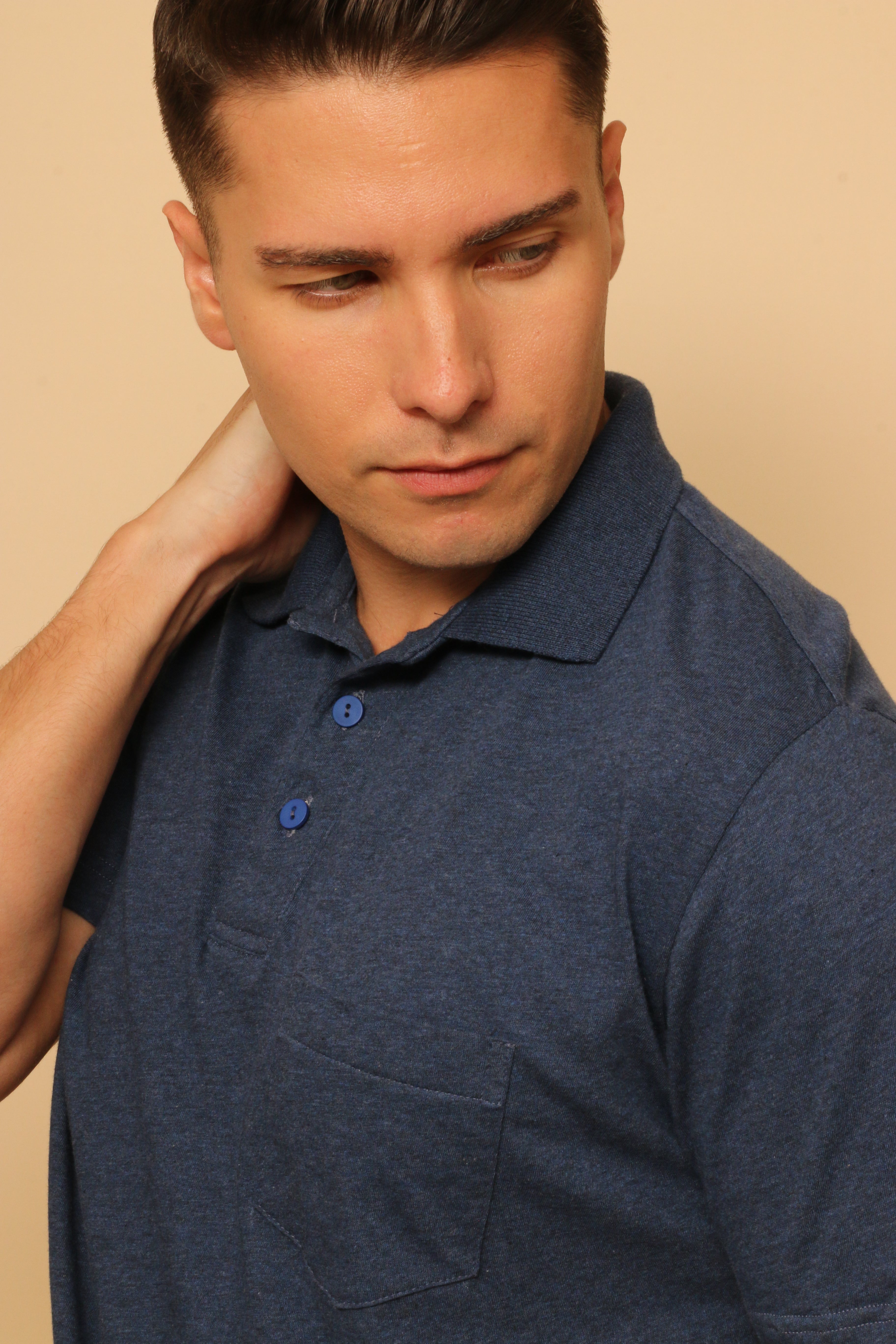 Men's Light Organic Polo Tee