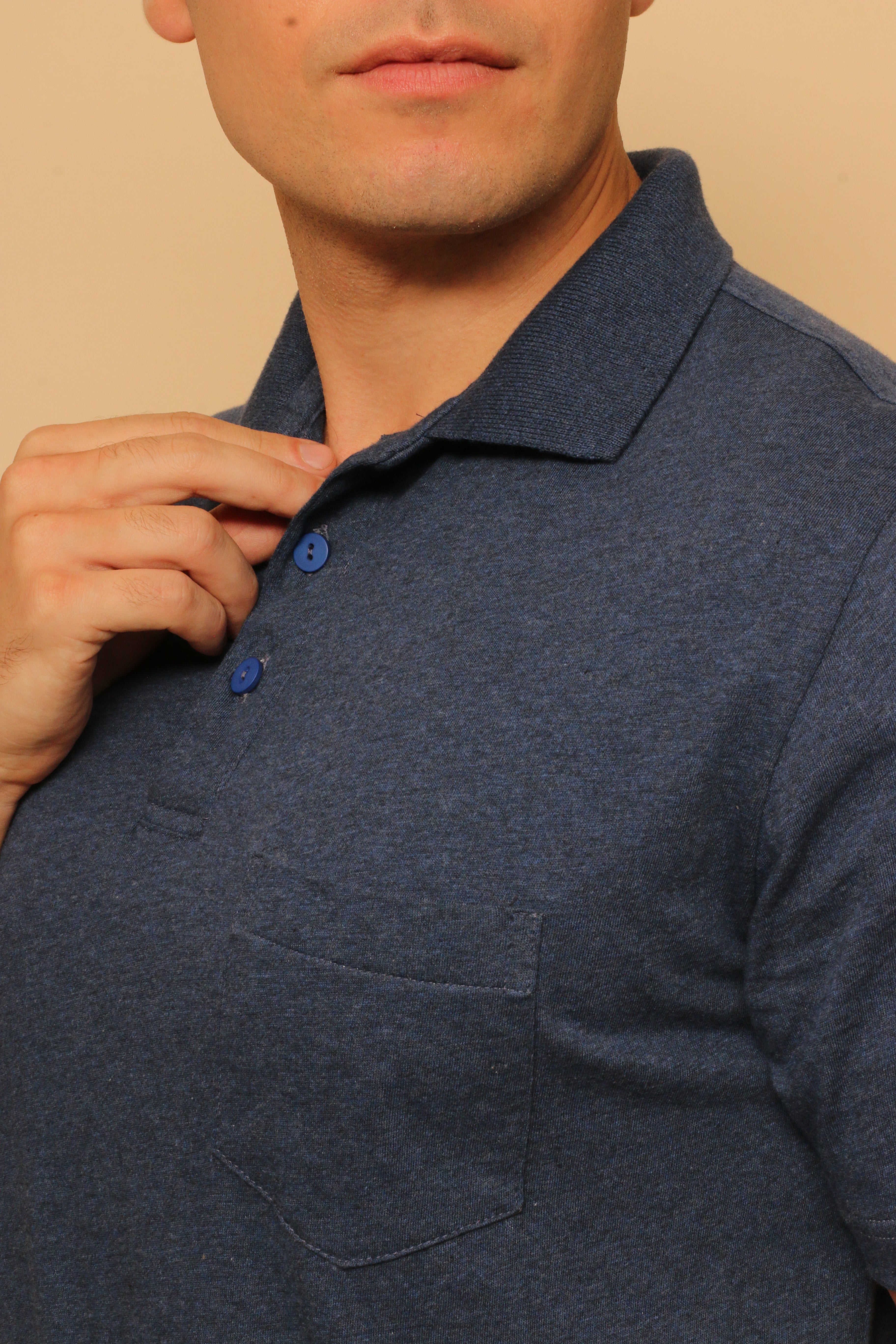 Men's Light Organic Polo Tee