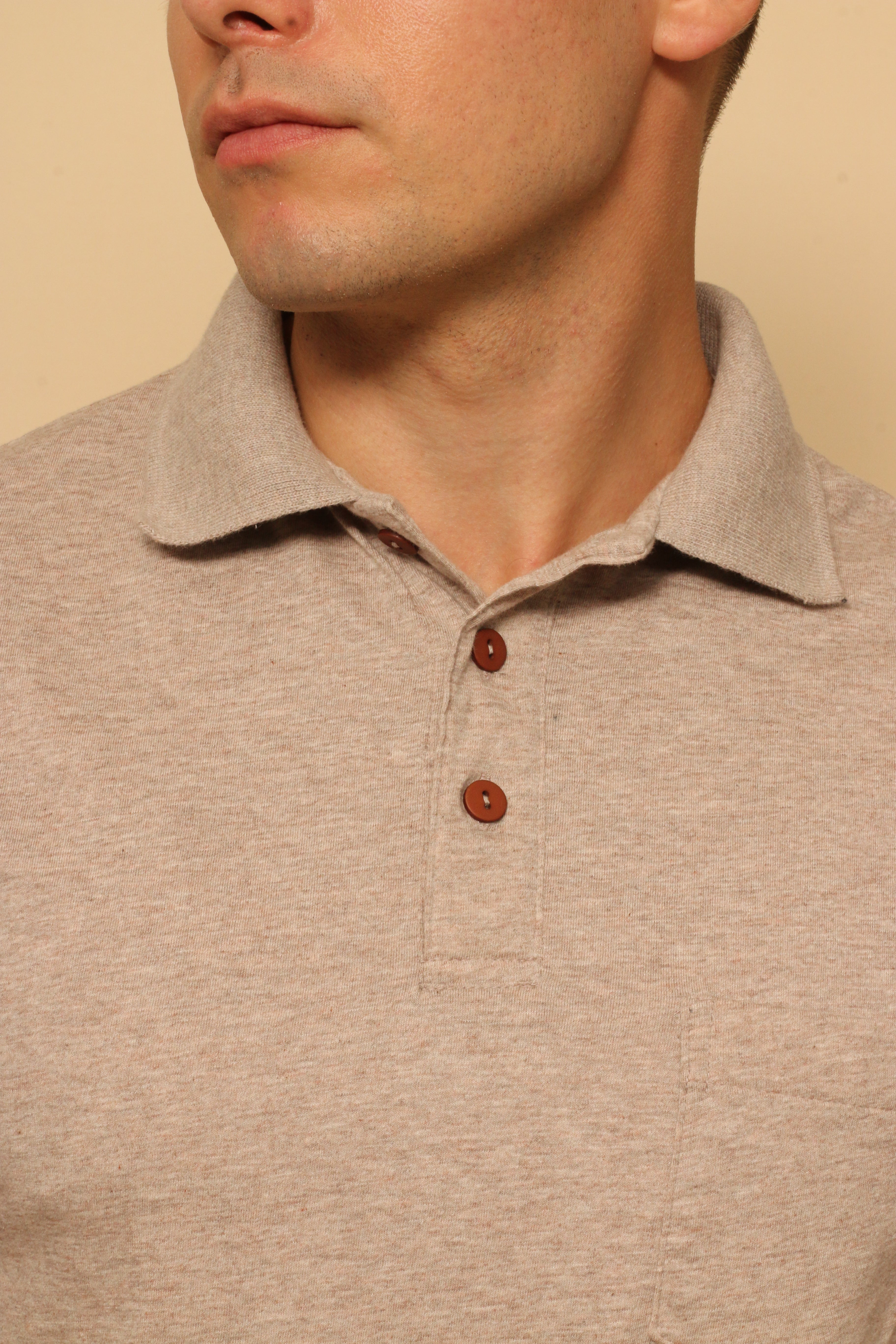 Men's Light Organic Polo Tee