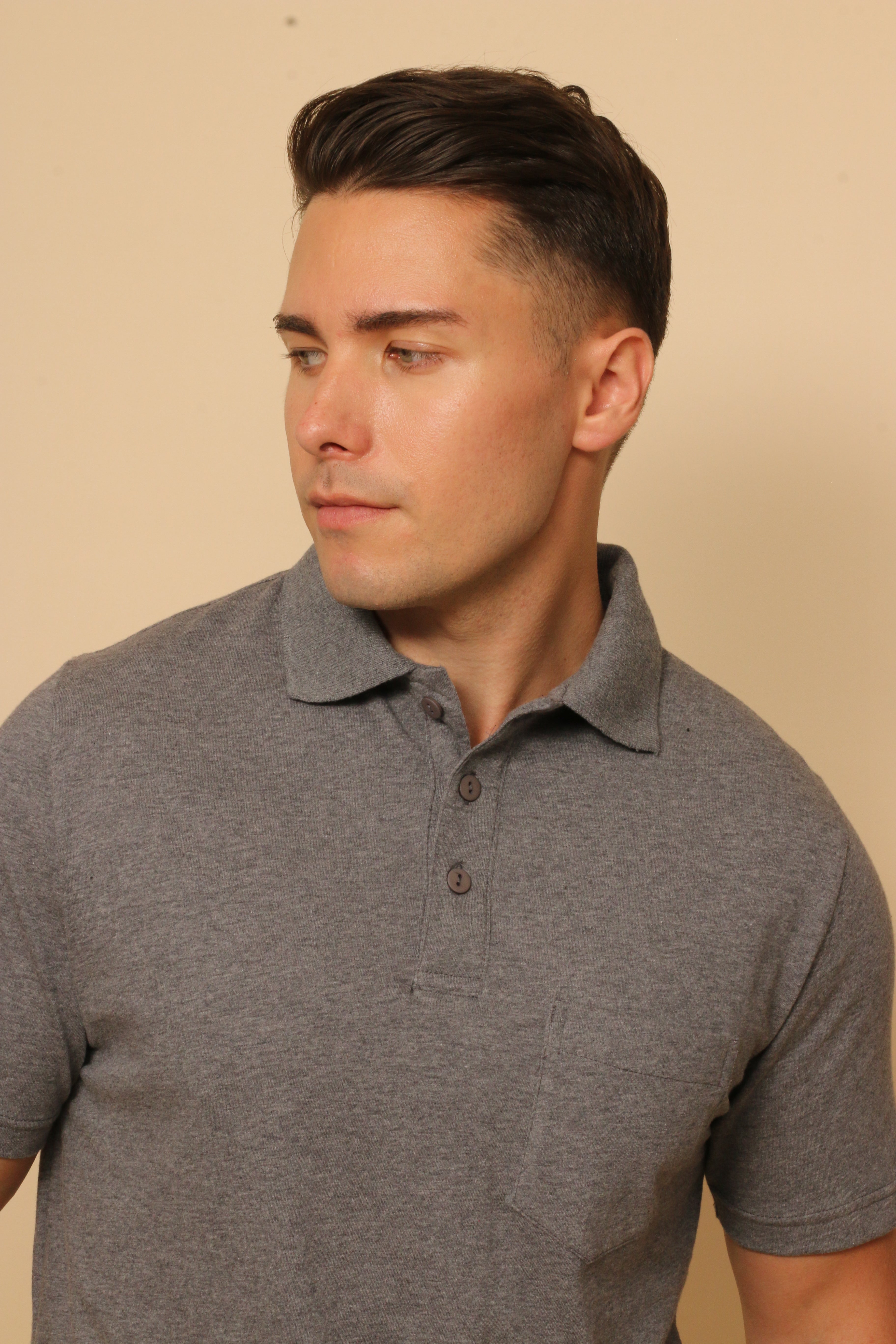 Men's Light Organic Polo Tee