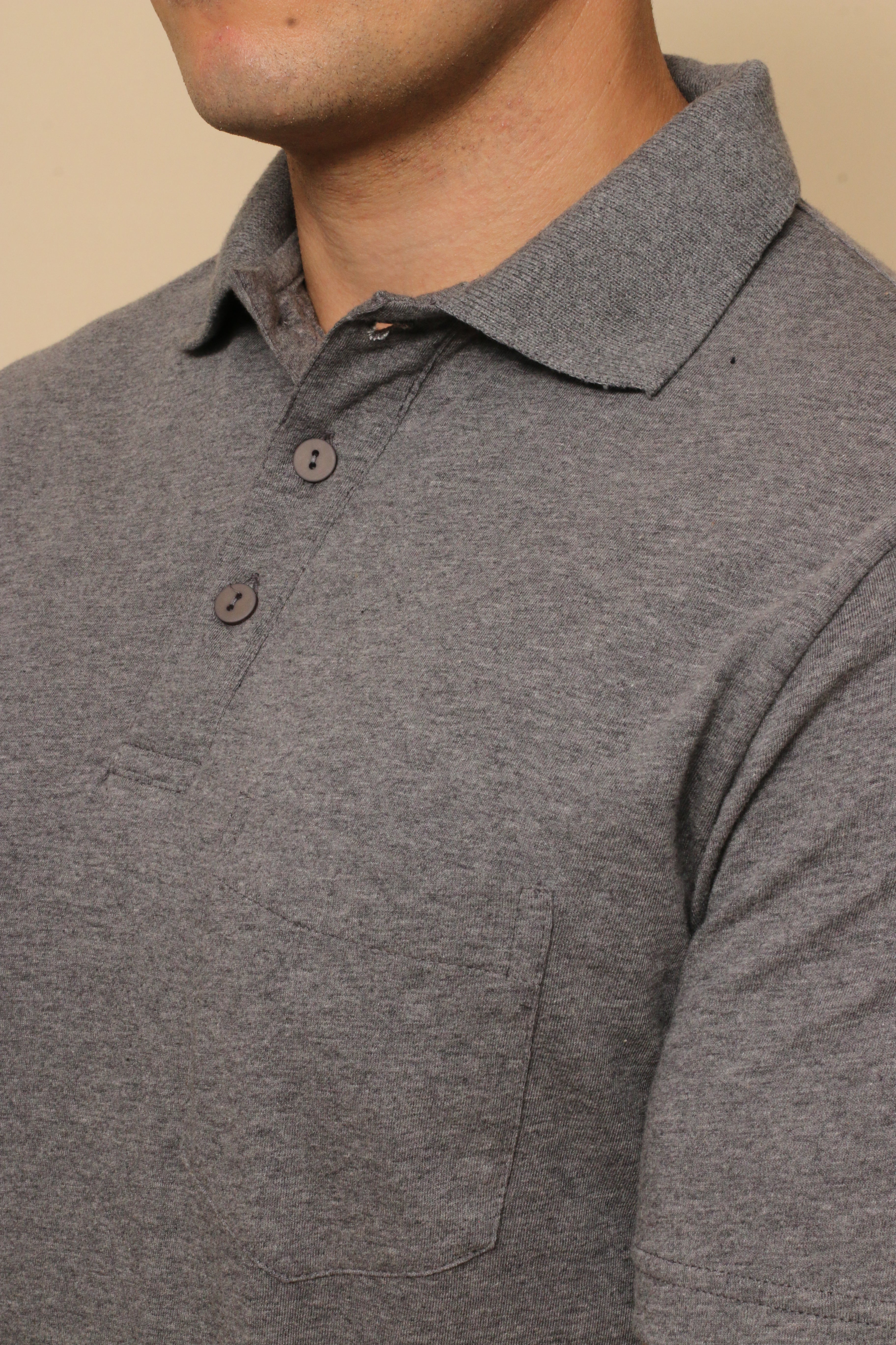 Men's Light Organic Polo Tee