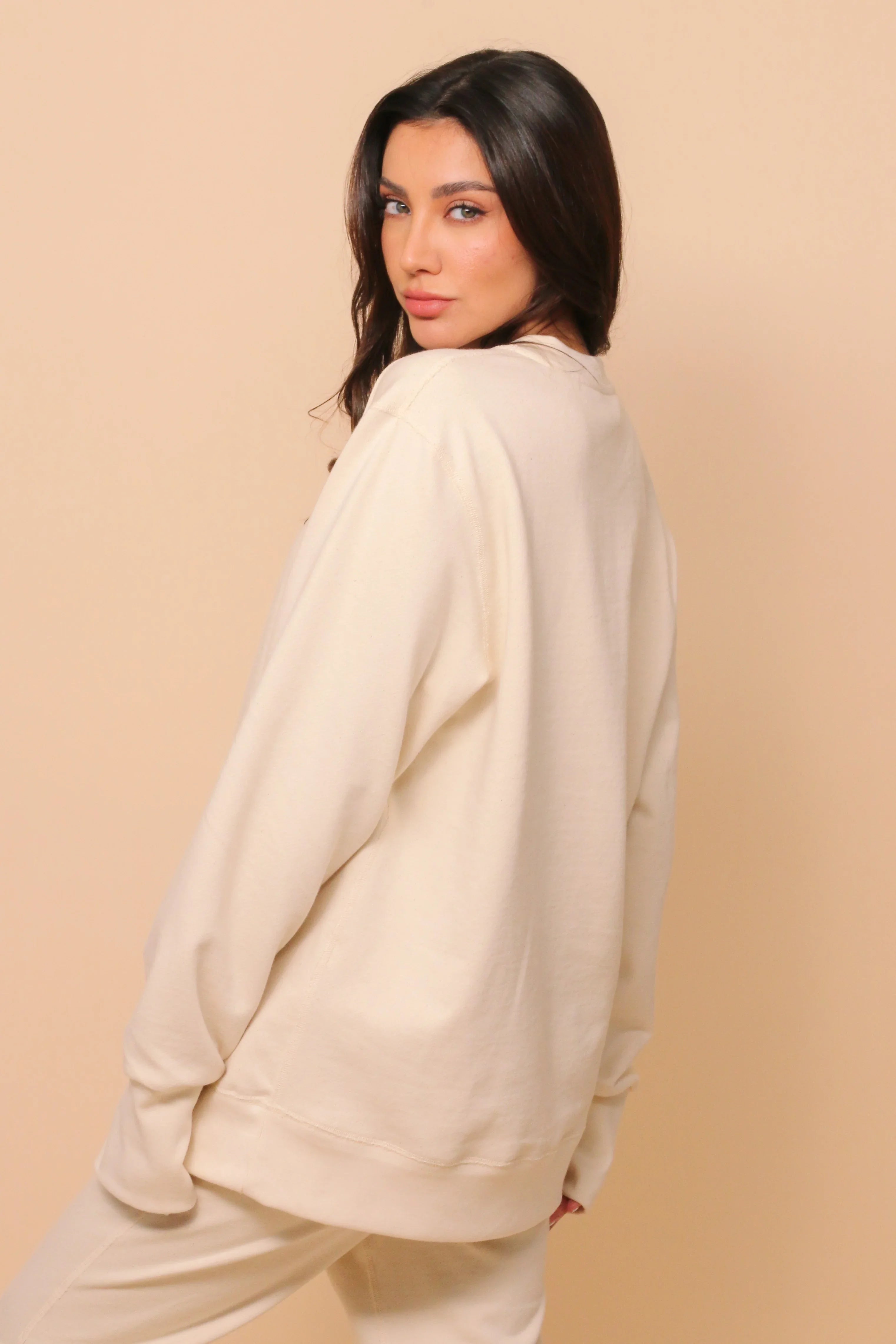 Allergy-Free Organic Cotton Pullover Sweatshirt