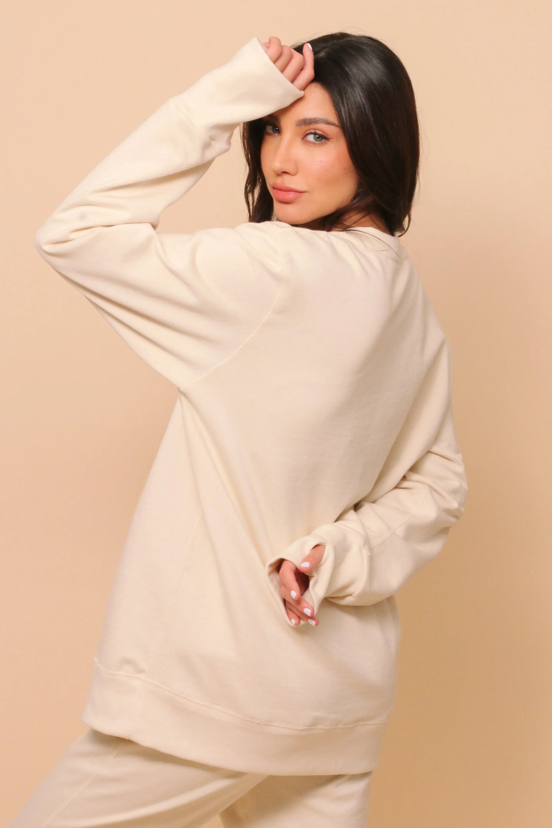 Allergy-Free Organic Cotton Pullover Sweatshirt