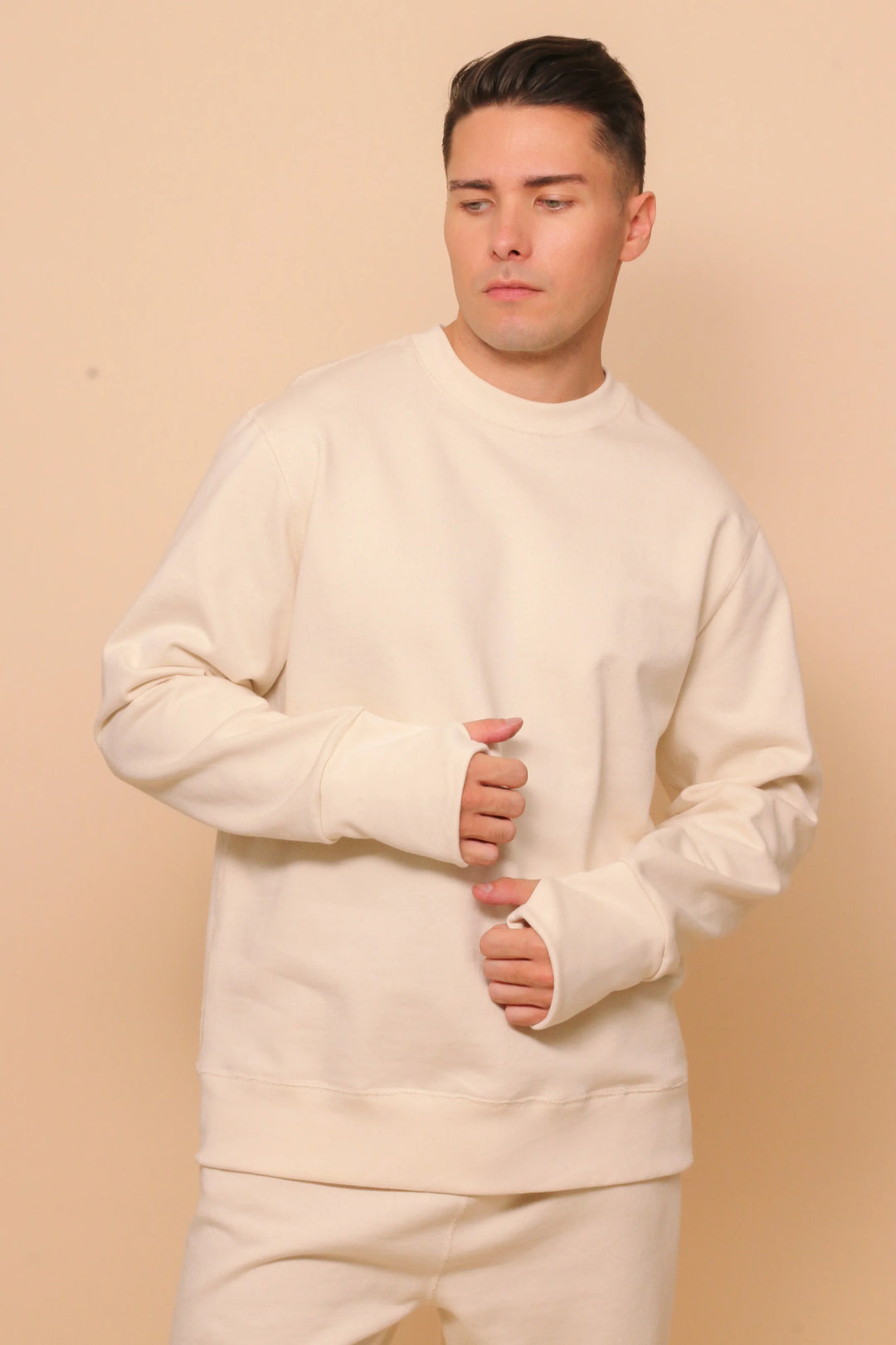 Allergy-Free Organic Cotton Pullover Sweatshirt