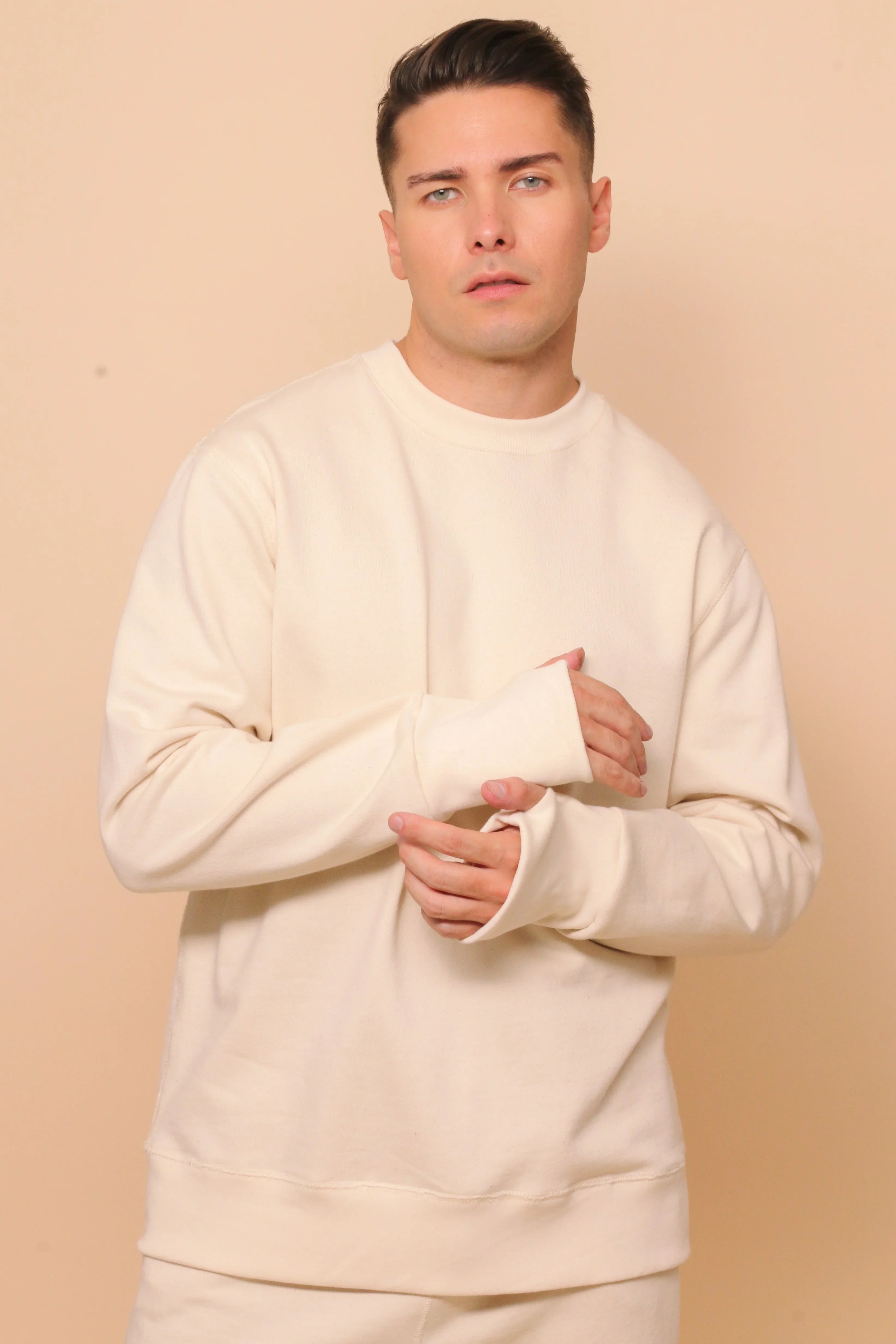 Allergy-Free Organic Cotton Pullover Sweatshirt