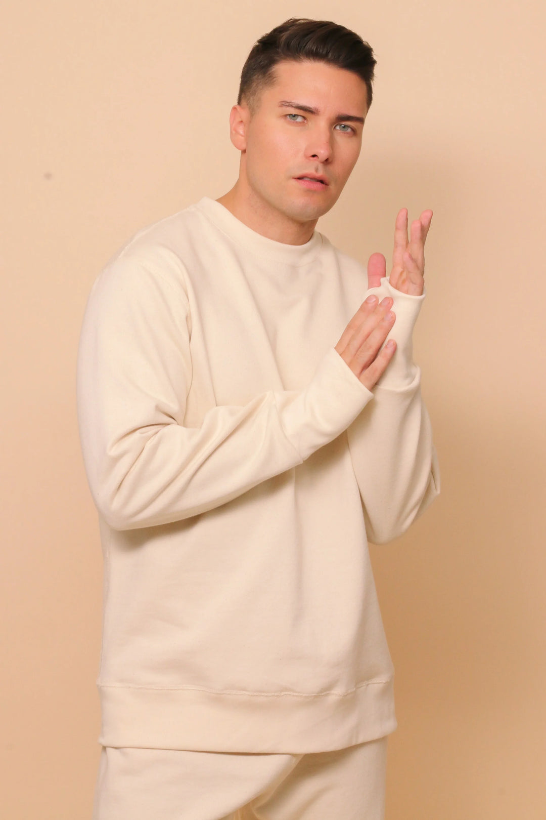 Allergy-Free Organic Cotton Pullover Sweatshirt