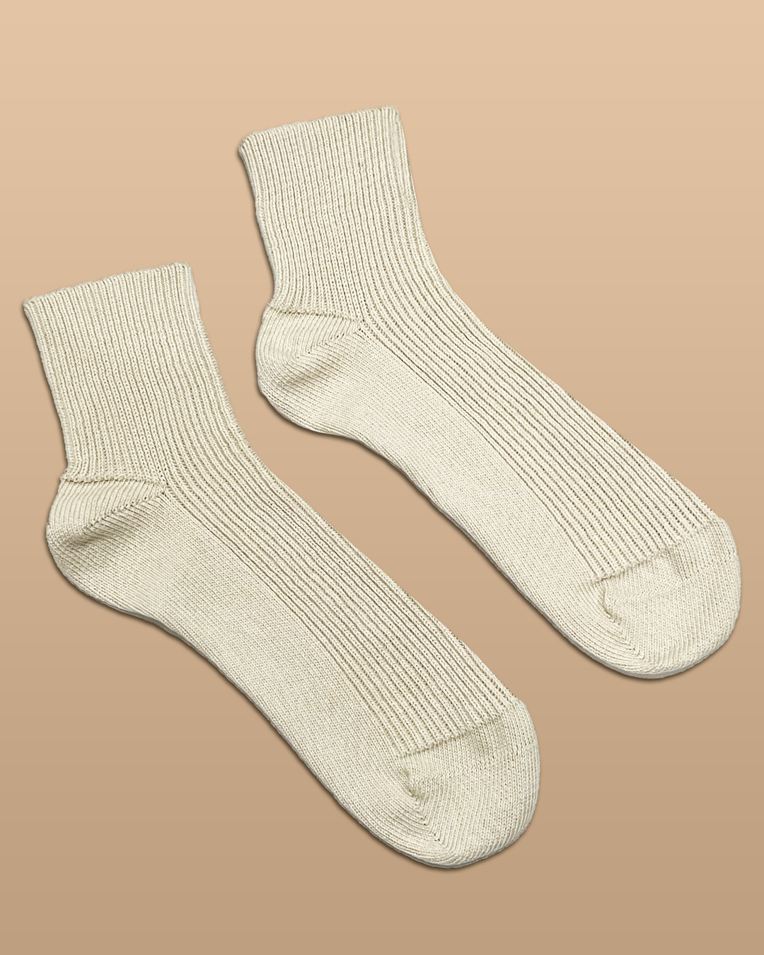 Elastic-Free 100% Organic Cotton Quarter Socks (2 Pairs/Pack)