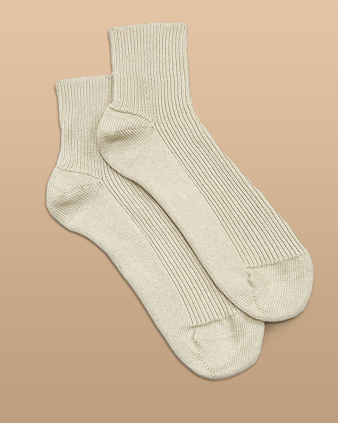 Elastic-Free 100% Organic Cotton Quarter Socks (2 Pairs/Pack)