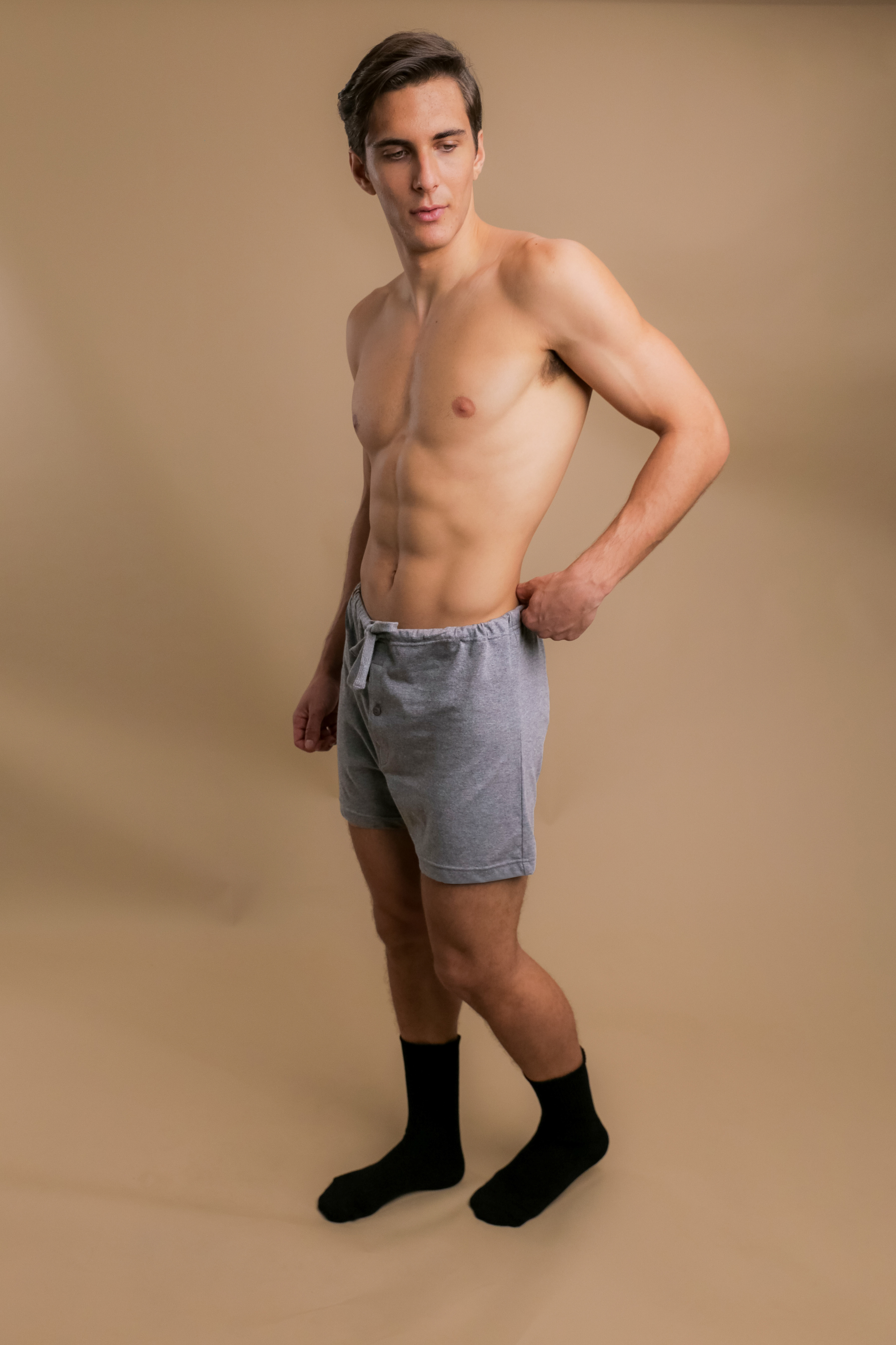 Men's Drawstring Loose Boxer Shorts