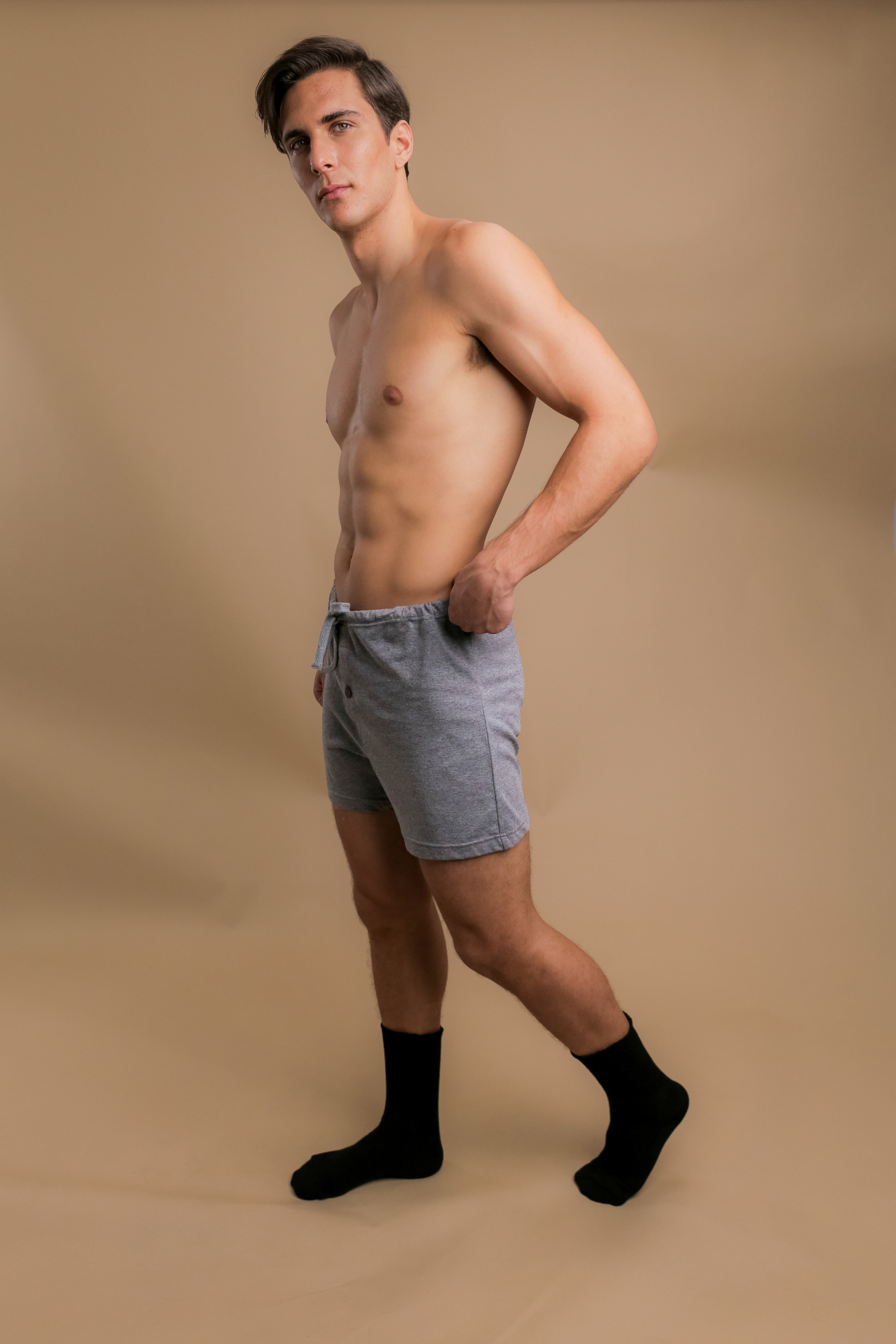 Men's Drawstring Loose Boxer Shorts