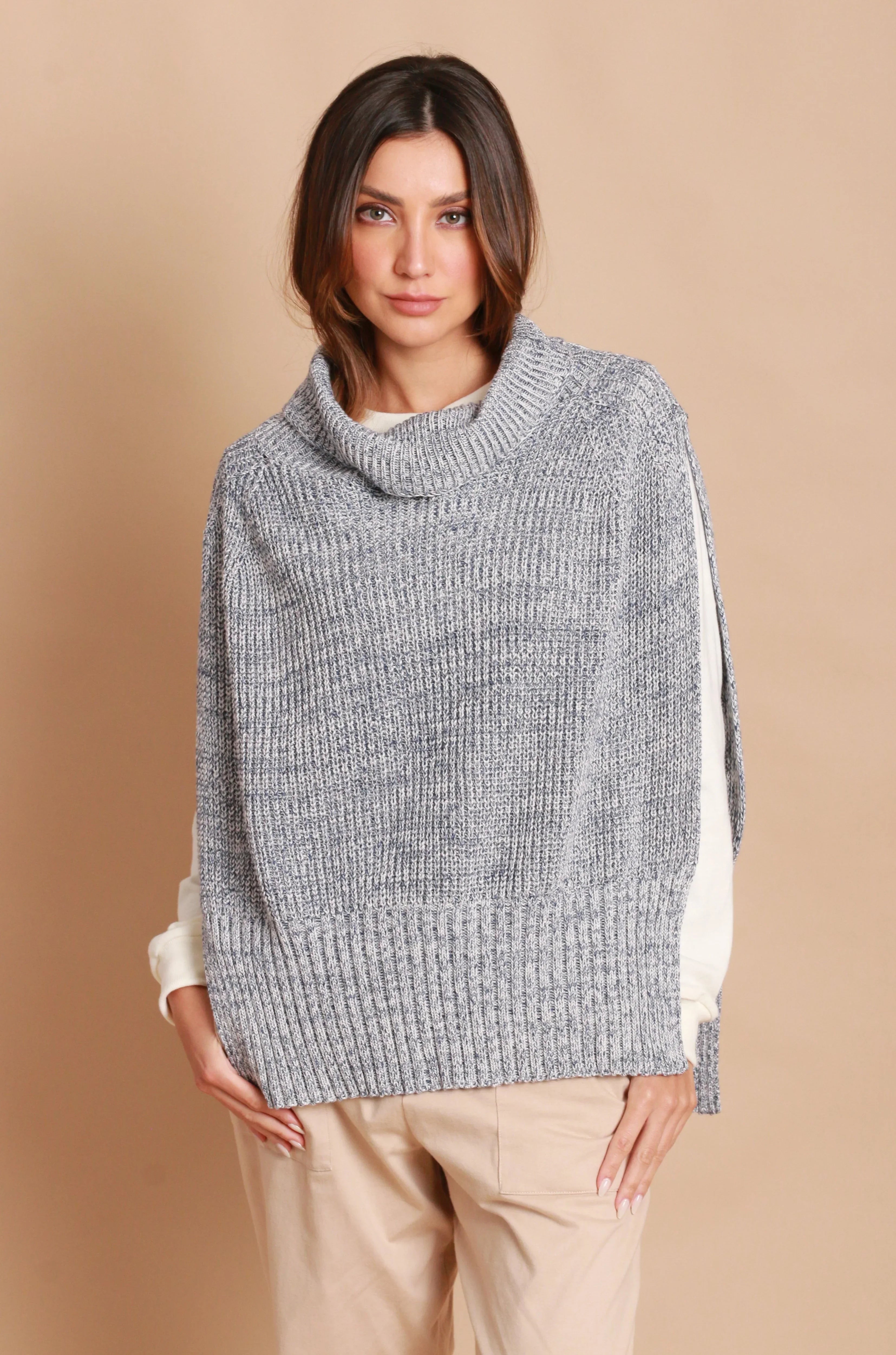 Allergy-Free Women's Turtleneck Overlay