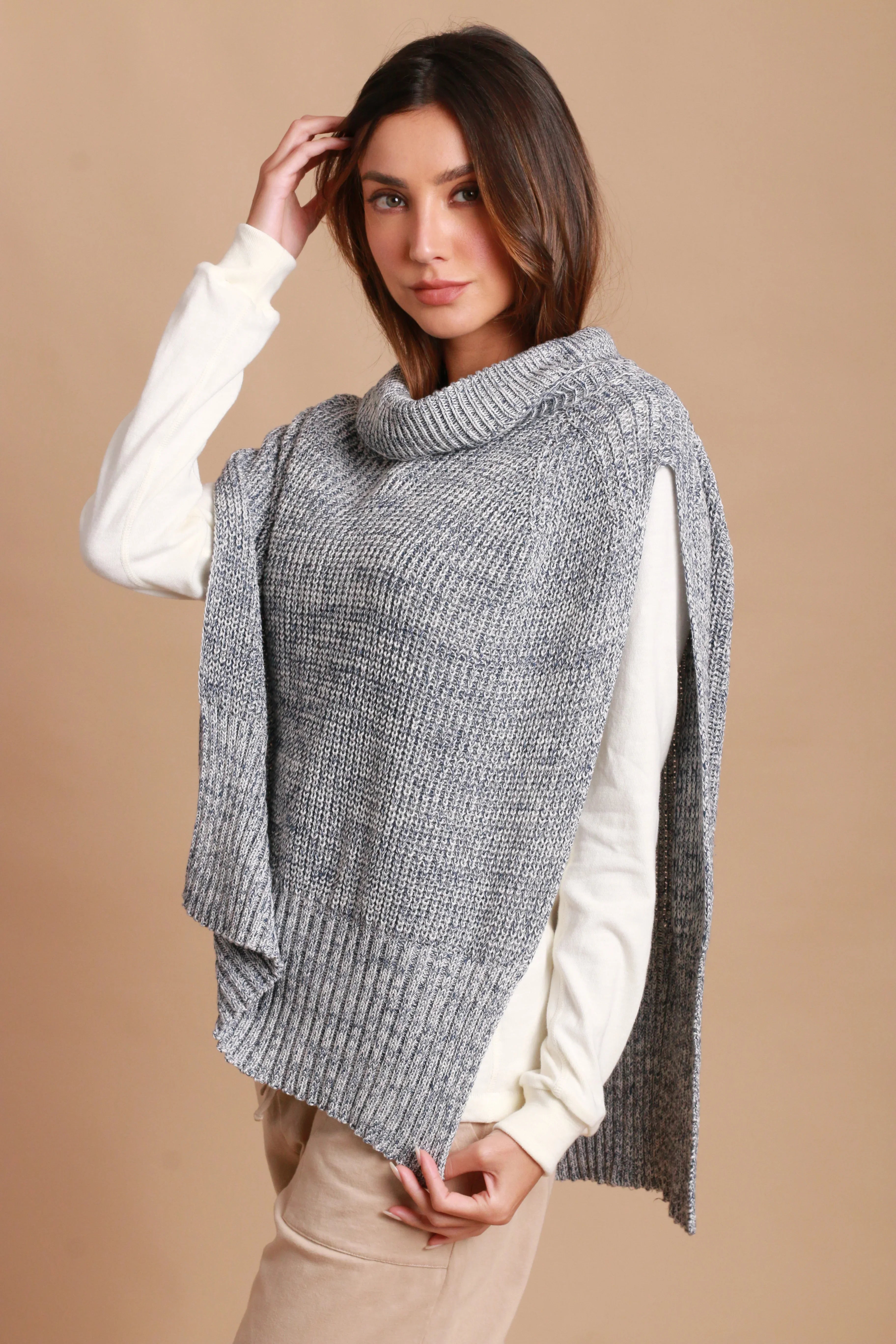 Allergy-Free Women's Turtleneck Overlay