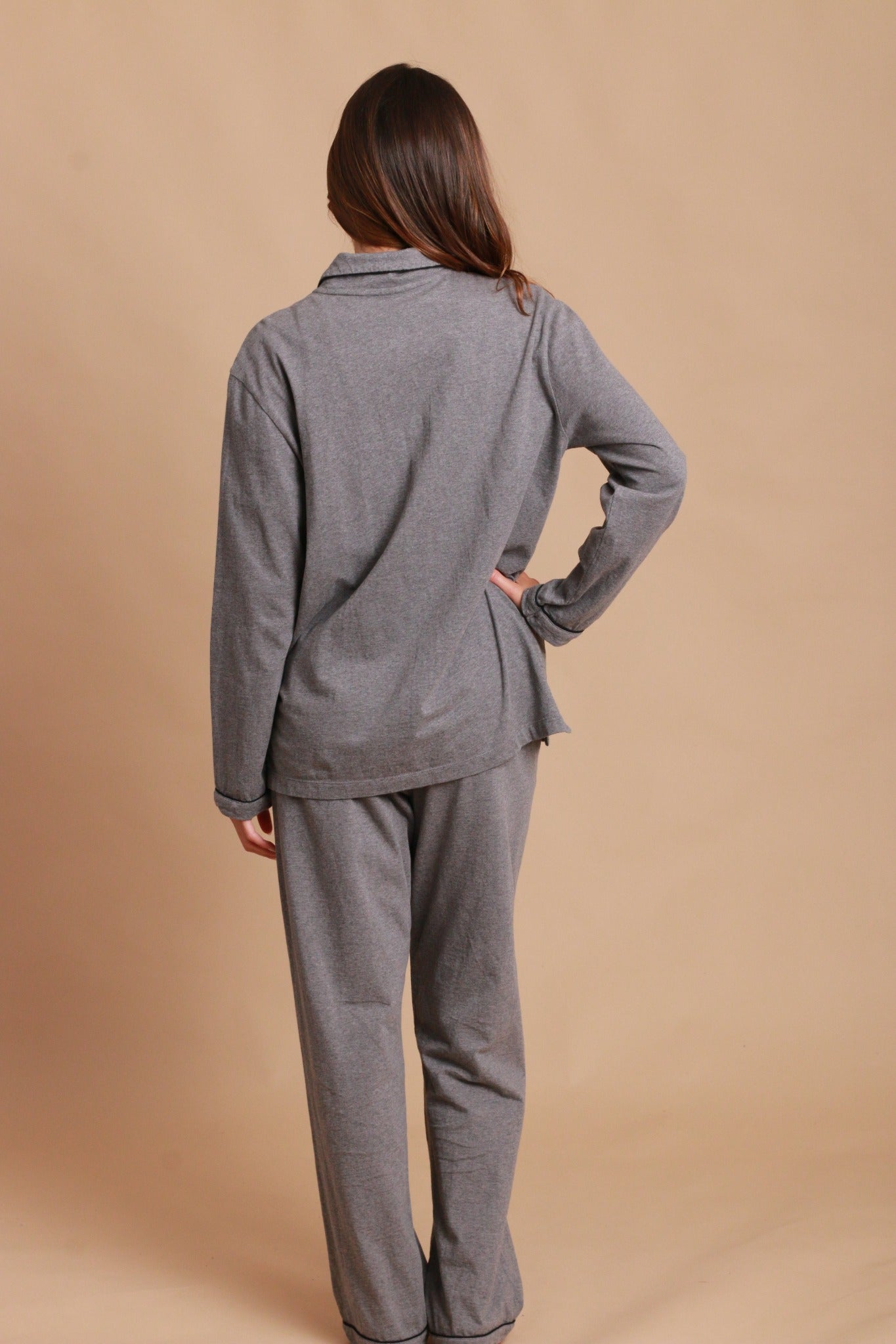Allergy-free Women's Thermal Pajama ( Natural ) – Cottonique - Allergy-free  Apparel
