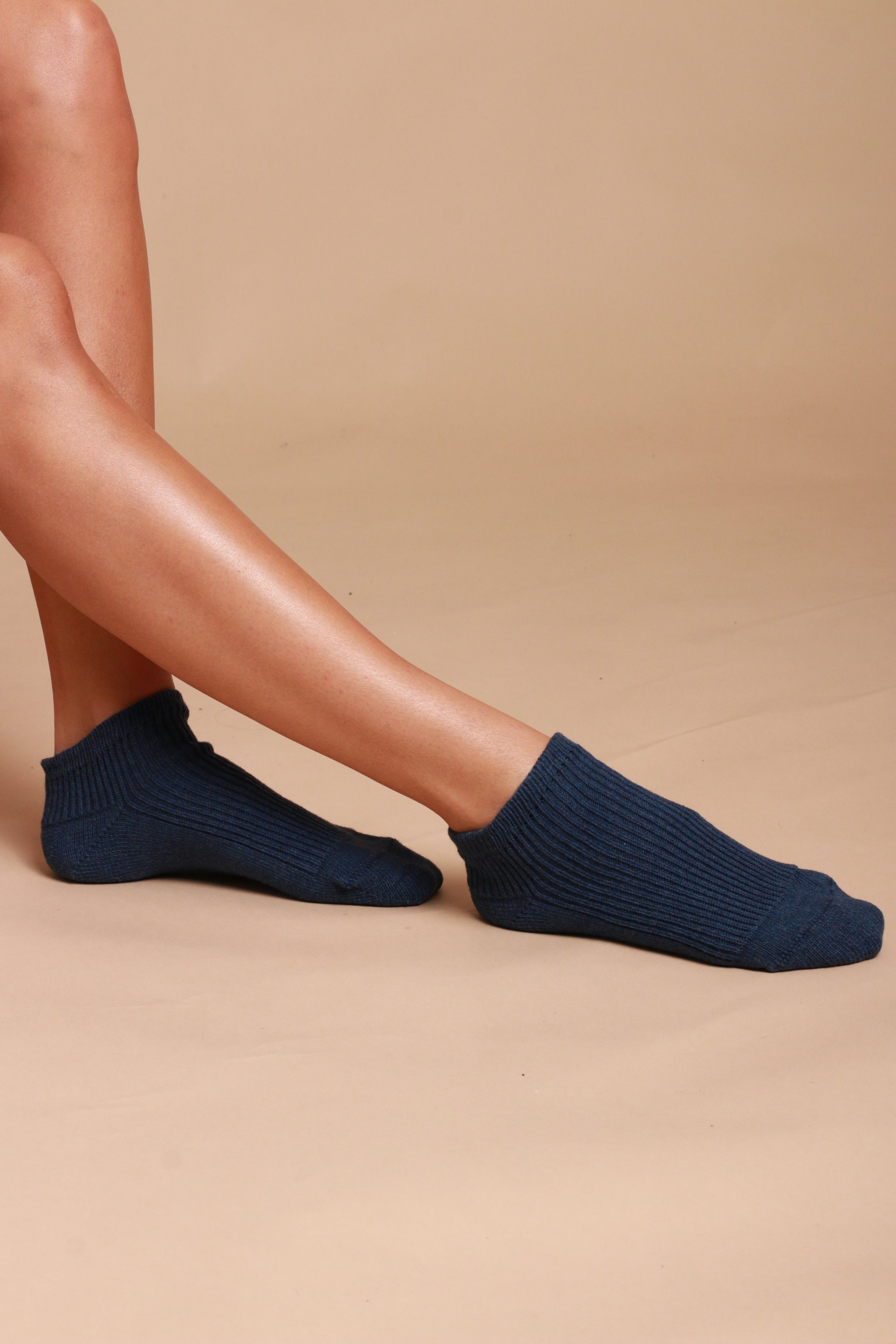 Women's Latex-Free 100% Organic Cotton Ankle Socks (2pairs/pack)