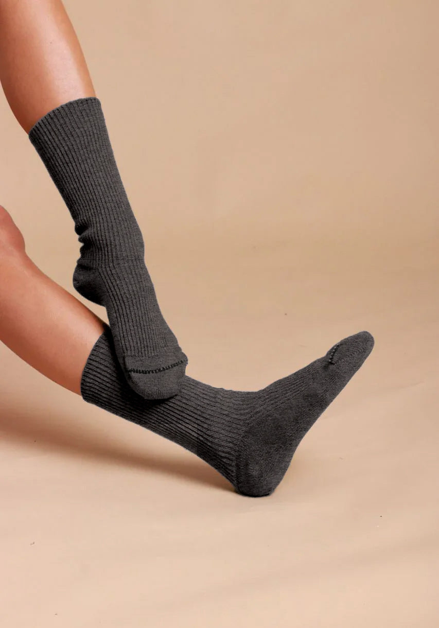 Elite Elastic-Free 100% Cotton Socks (2pairs/pack)