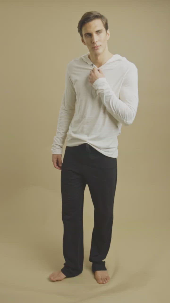 Men's Long Sleeve Lightweight Jersey Hoodie