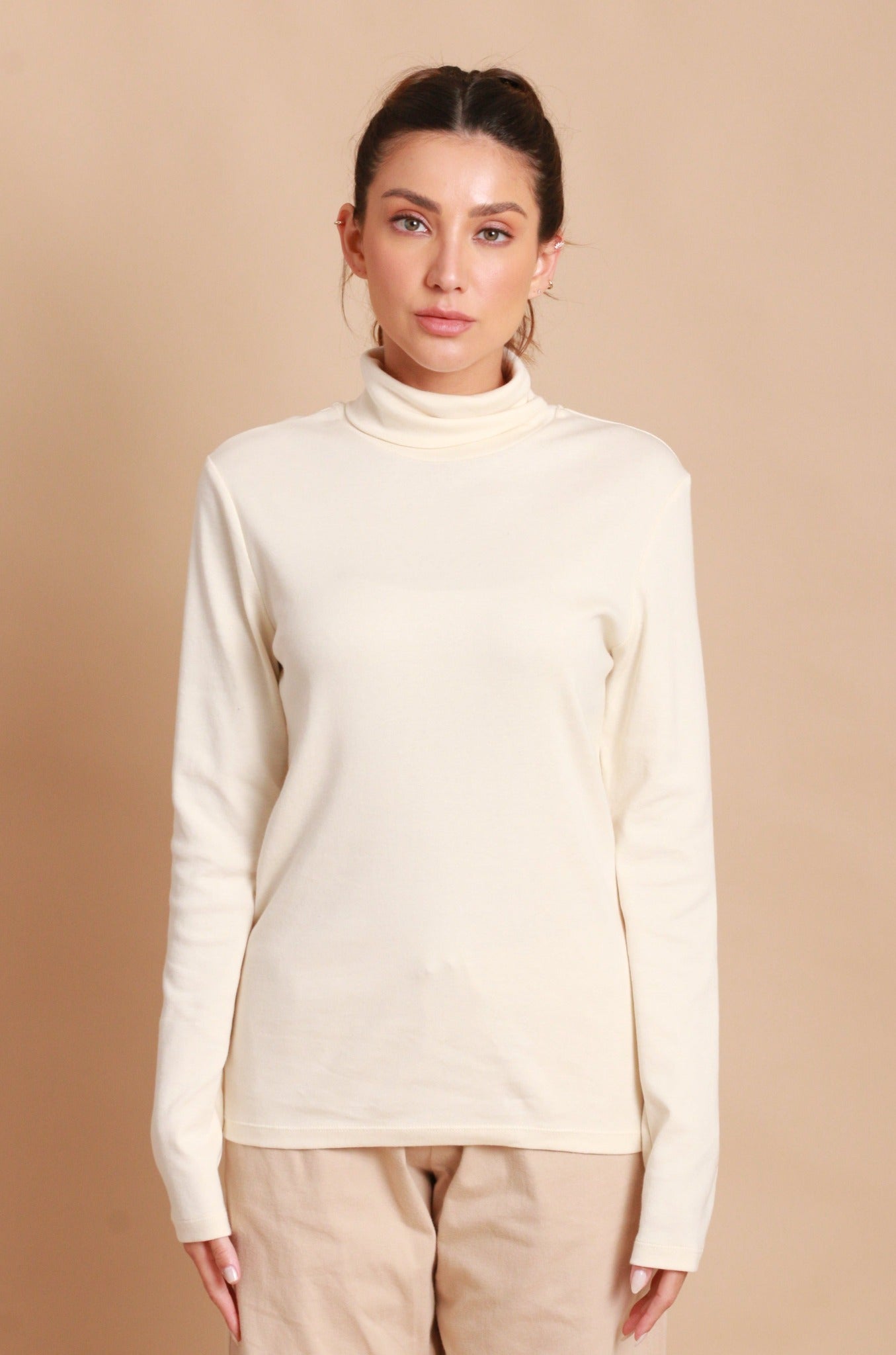 Cottonique Hypoallergenic Round Neck Cap Sleeve Shirt for Women