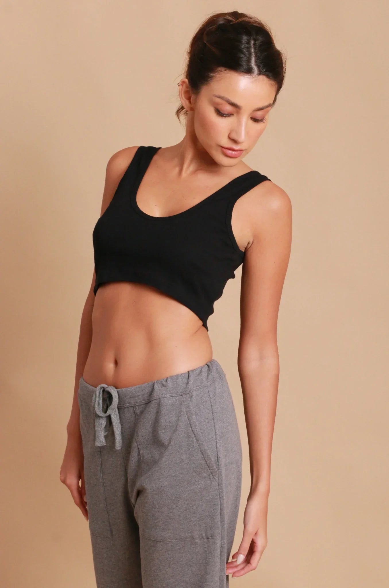 Women's 100% Organic Cotton Rib Bra Liner