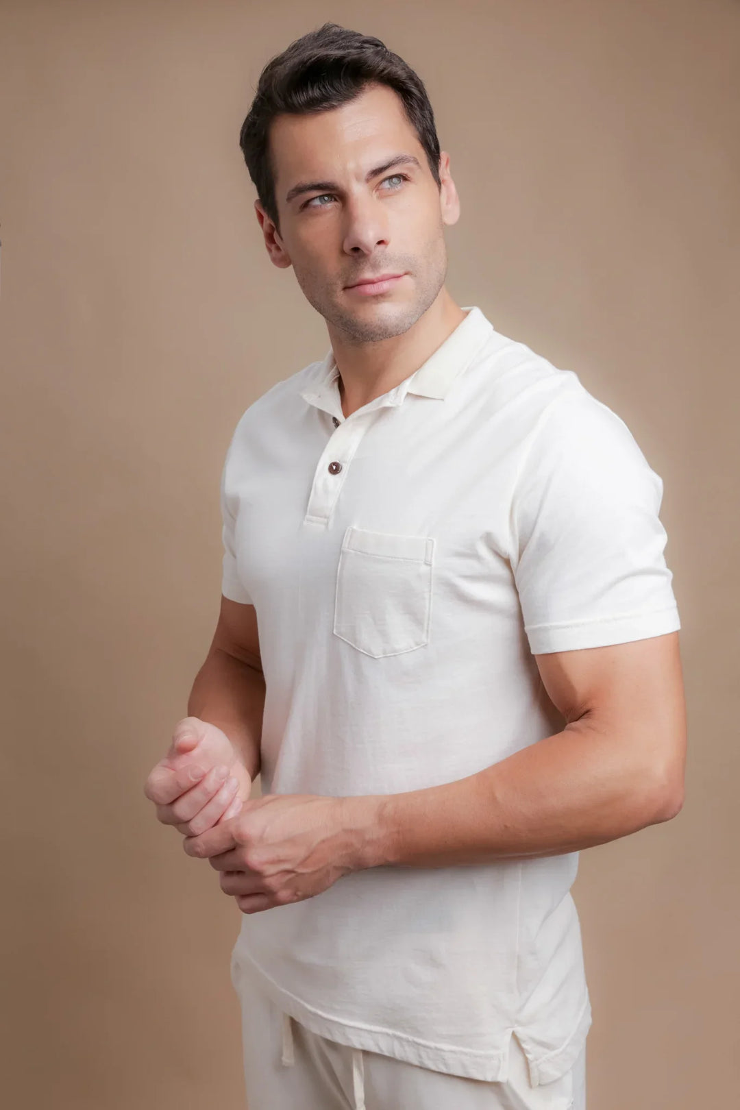 Men's Light Organic Polo Tee