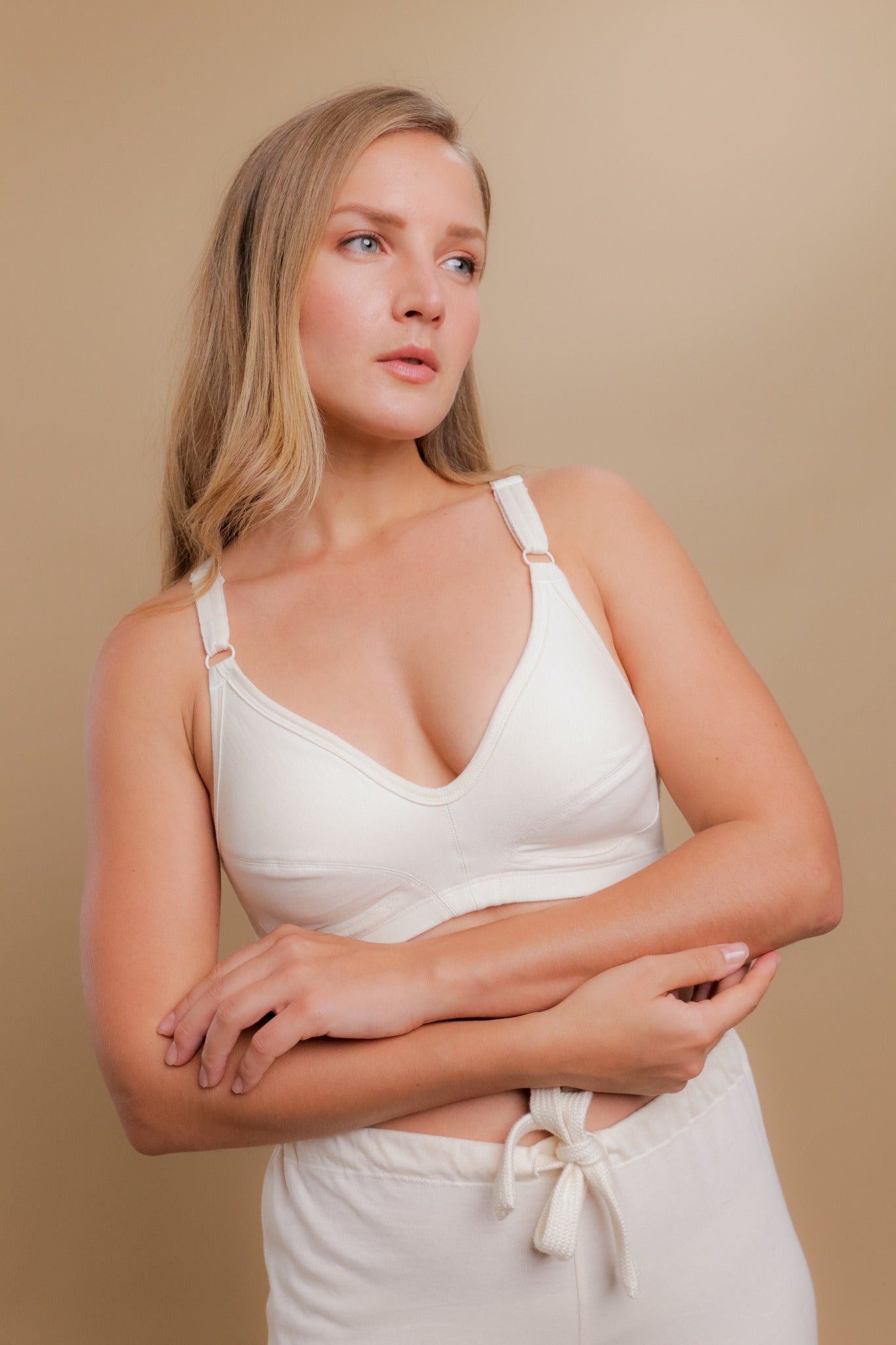 Latex-free Women's Racerback Pullover Bra (Melange Grey) – Cottonique -  Allergy-free Apparel