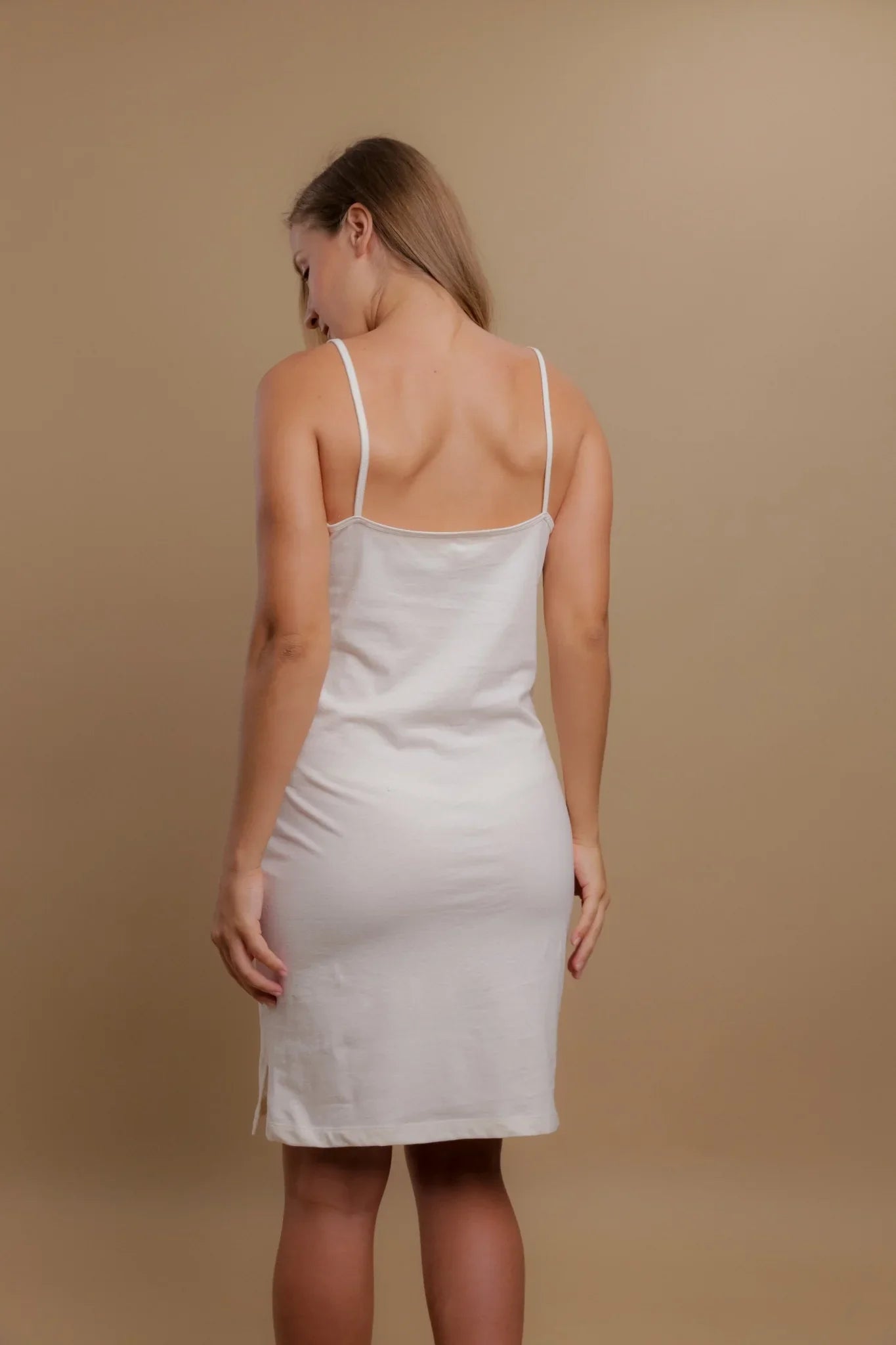 Cottonique Women's Latex Free Organic Cotton Full Slip in Natural | Size: 8 | HerRoom.com Cottonique Women's Latex Free Organic Cotton Full Slip in Natural | Size: 8 | HerRoom.com