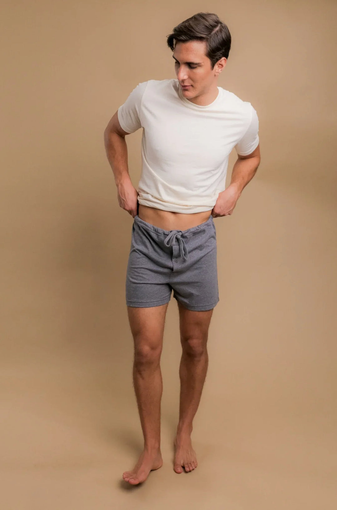 Men's Drawstring Loose Boxer Shorts