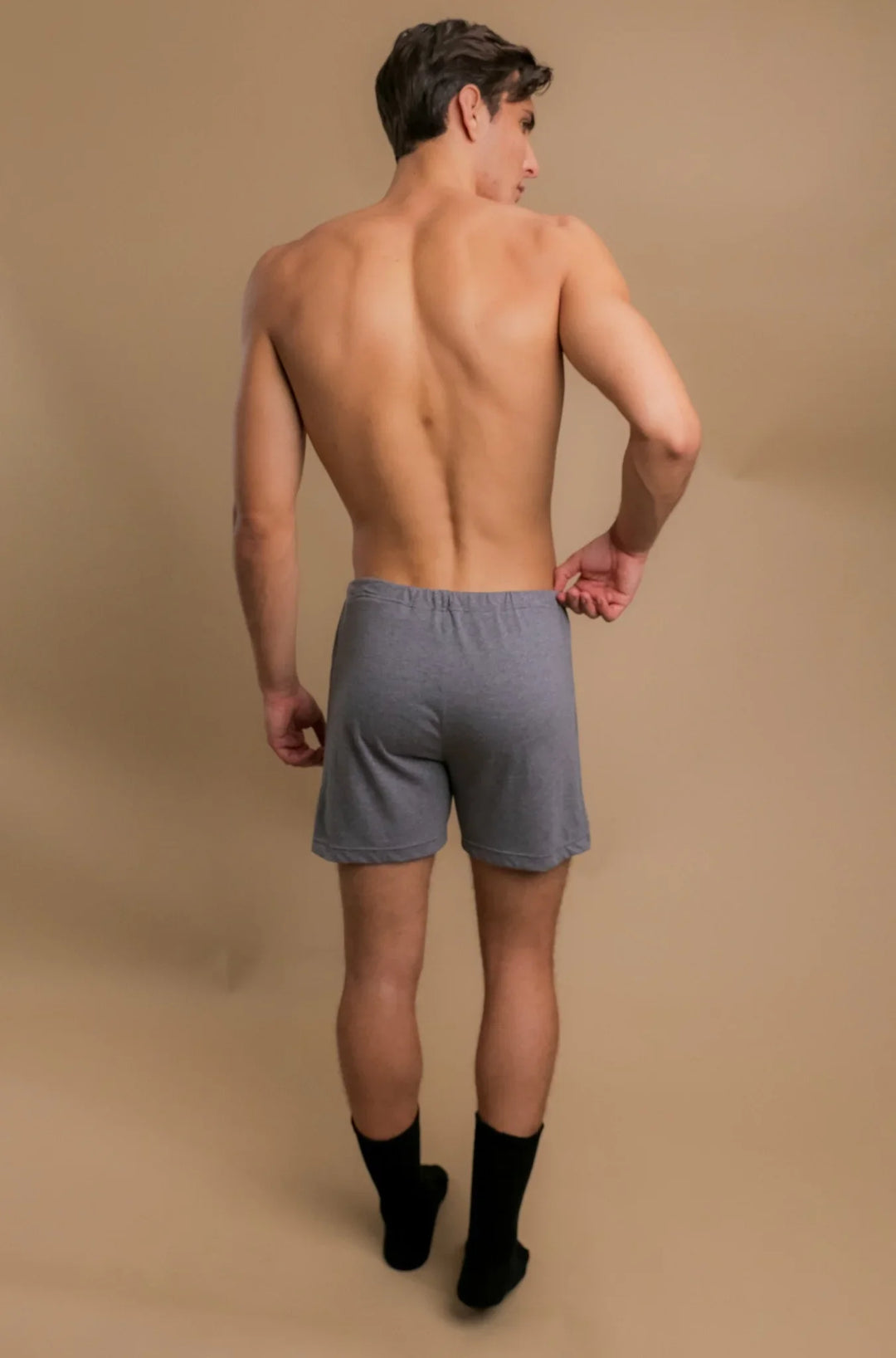 Men's Drawstring Loose Boxer Shorts