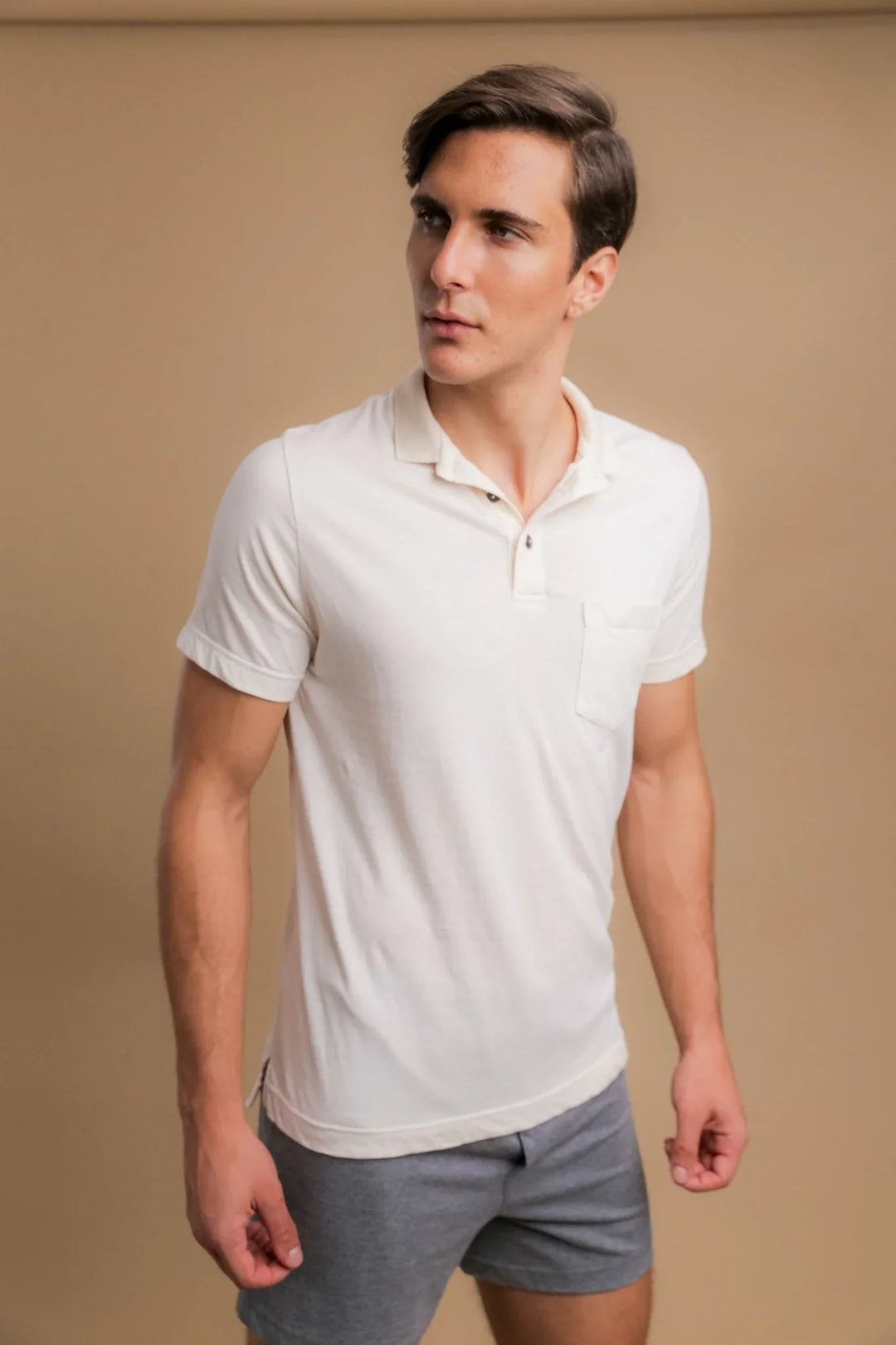 Men's Light Organic Polo Tee