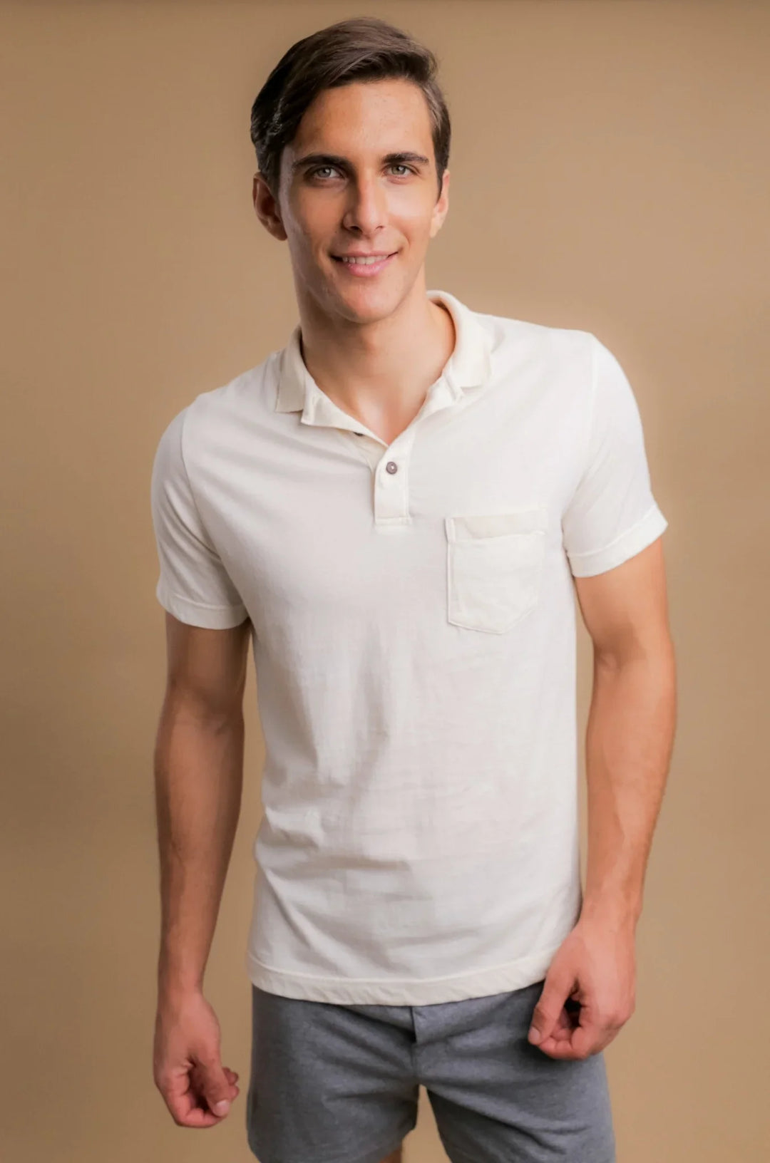 Men's Light Organic Polo Tee