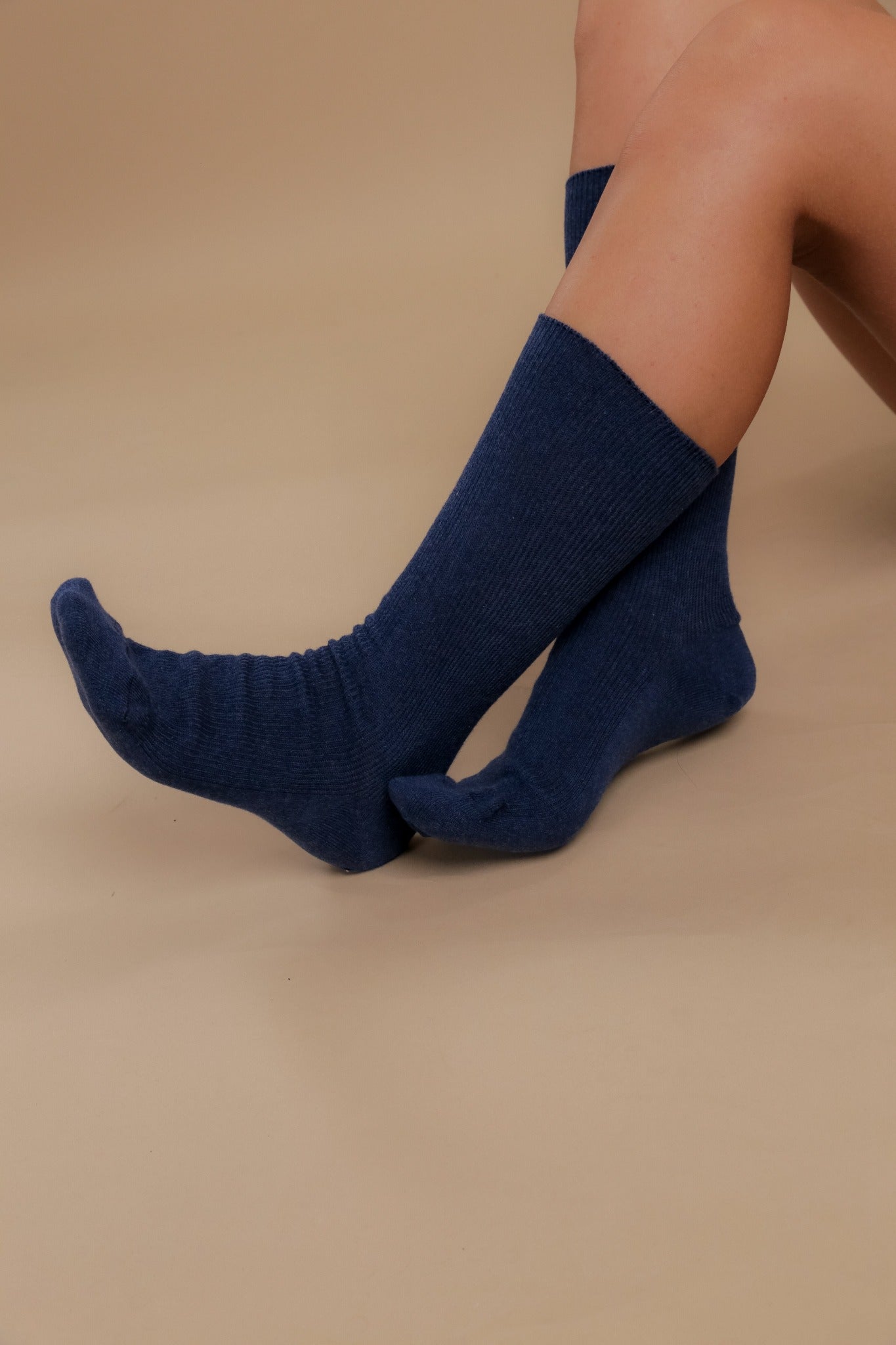 Lightweight Latex-Free 100% Organic Cotton Crew Socks (2pairs/pack
