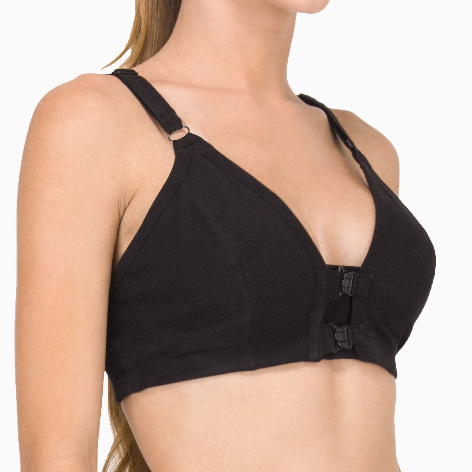 Women Underwear Breathable Bra Front Clasp Moisture-wicking Bra Cotton  Lingerie Non-slip Design on OnBuy