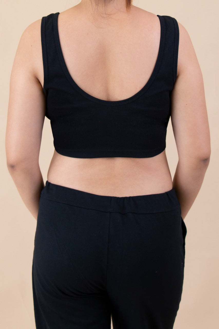 Allergy-free Women's 100% Organic Cotton Bra Liner (Black) – Cottonique -  Allergy-free Apparel